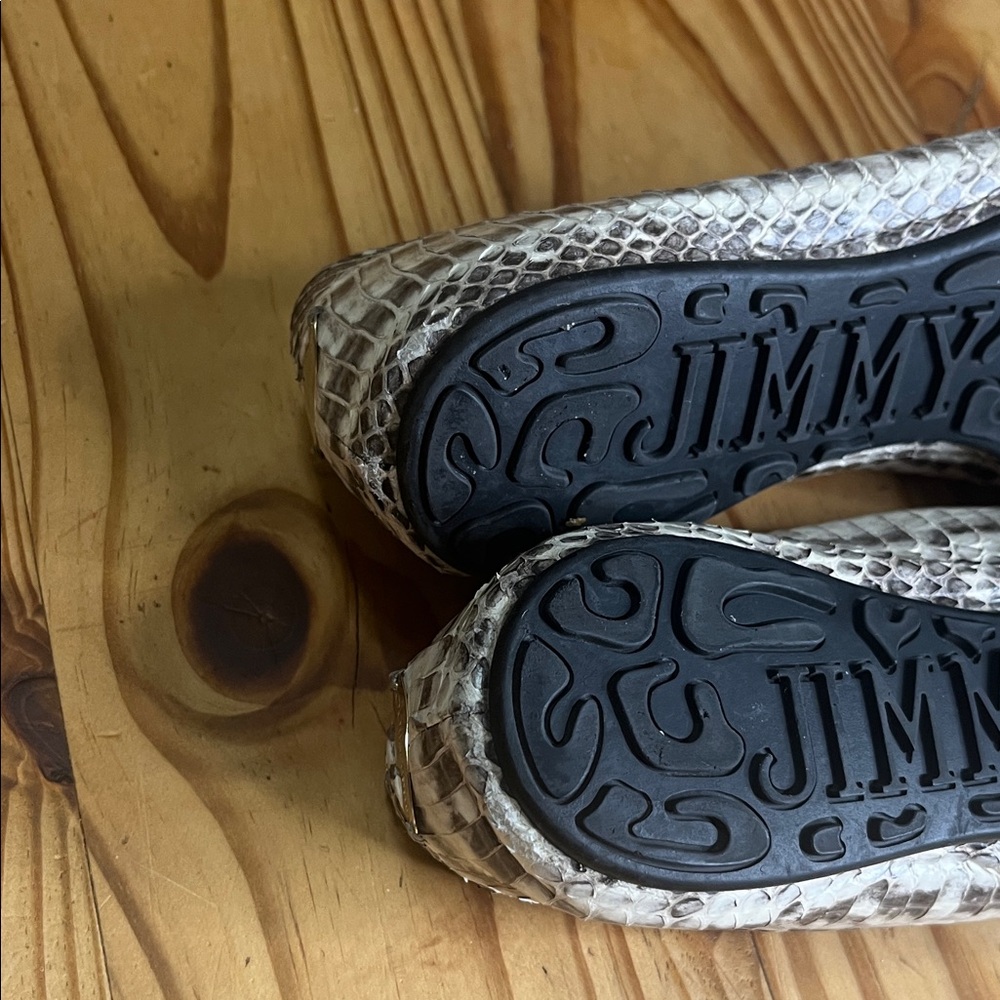 Jimmy Choo Python Leather Round Toe - image 8